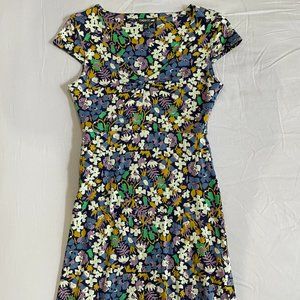 Toad & Co Navy floral dress